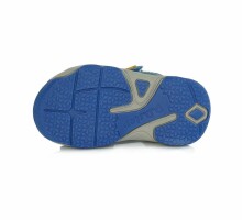 D.D.Step (DDStep) Art.AC64-468AM Blue  Экстра комфортные сандалики для мальчика (25-30)