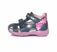 D.D.Step (DDStep) Art.AC64-762BT Pink  Экстра комфортные сандалики для девочки со световыми эффектами (25-30)