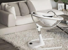 Mima Moon Art.H104RH-CL-W-SH101-SW White/Snow White Детский стульчик для кормления 2in1