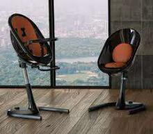 Mima Moon Art.H104RH-CL-W-SH101-SW White/Snow White Детский стульчик для кормления 2in1