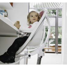 Mima Moon Art.H104RH-CL-W-SH101-SW White/Snow White Детский стульчик для кормления 2in1