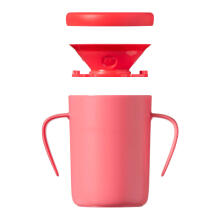 TOMMEE TIPPEE krūzīte ar rokturiem EASI-FLOW 360, 6m+, red, 44720511