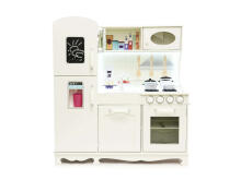 Ikonka Wooden Kitchen XXL Led Art.KX6491