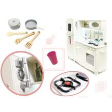 Ikonka Wooden Kitchen XXL Led Art.KX6491