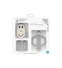 MATCHSTICK MONKEY jaundzimušā komplekts, grey, 3 mėn+, MM-SSG-M-015