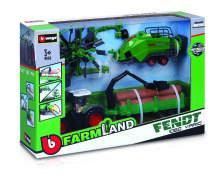 BBURAGO 10cm lauksaimniecības traktors, assort., 18-31668
