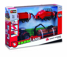 BBURAGO 10cm lauksaimniecības traktors, assort., 18-31668