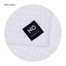 La Bebe™ NO Baby Towel  Art.141190 White 25x25 cm
