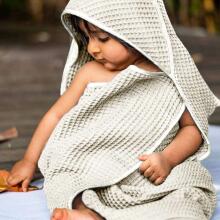 La Bebe™ NO Baby Towel  Art.141196 White