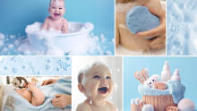 BabyOno Art.063  Blue Vannas švammīte