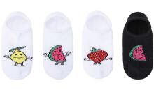 Be Snazzy Socks Art.ST-15 Baltas ar zemeni