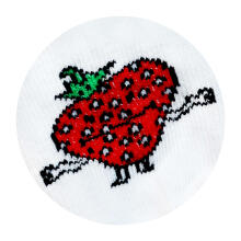 Be Snazzy Socks Art.ST-15 Baltas ar zemeni