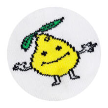 Be Snazzy Socks Art.ST-15 Baltas ar citronu