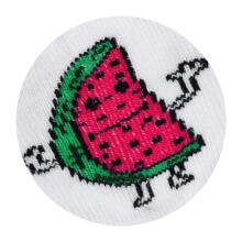 Be Snazzy Socks Art.ST-15 Baltas ar arbūzu