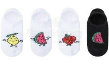 Be Snazzy Socks Art.ST-15 Baltas ar arbūzu