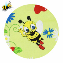 UR Kids Bedding Art.141346 Bee  Детский пододеяльник из 100% хлопка 120x100cm