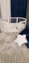 La Bebe™ Bed Kotto Olin 9 in 1 Art.141419 White Multifunctional wooden 9-in-1 transforming crib