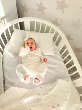 La Bebe™ Bed Kotto Olin 9 in 1 Art.141419 White Multifunctional wooden 9-in-1 transforming crib