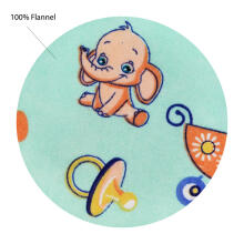 UR Kids Flannel  Art.141442 Elephant