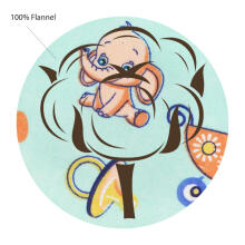 UR Kids Flannel  Art.141442 Elephant
