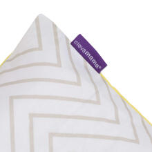 CLEVAMAMA ClevaFoam® bērnu spilvena pārvalks Grey, 3373