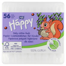 Happy  Art.141655 Ausu kociņi ar ierobežotāju, 56+8gab.