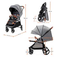 KinderKraft  Grande Plus Art.KSGRAN00GRY0000 Grey