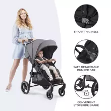 KinderKraft  Grande Plus Art.KSGRAN00BLK0000 Black