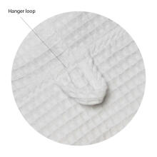 La Bebe™ NO Poncho Towel Art.141918 White 110x140 cm