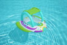 BESTWAY Space Splash bērnu laiva ar aizsardzību pret sauli, 1,07 m x 1,12 m, 34149