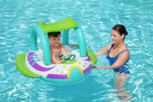 BESTWAY Space Splash bērnu laiva ar aizsardzību pret sauli, 1,07 m x 1,12 m, 34149