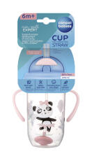 CANPOL BABIES EXOTIC ANIMALS Art.56/606 Pink educational mug 6m+, 270ml