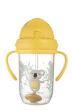 CANPOL BABIES EXOTIC ANIMALS Art.56/606 Educational drinker yellow 6m+, 270ml