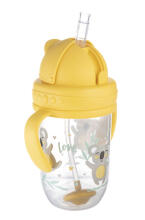 CANPOL BABIES EXOTIC ANIMALS Art.56/606 Educational drinker yellow 6m+, 270ml