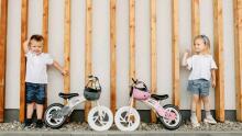Lionelo Balance Bike Willy  Art.117908 Carbon  Bērnu skrējritenis ar koka rāmi