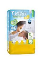 Tidoo Nature Newborn Art.142567 Ecological diapers S size 3-6 kg, 58 pcs.