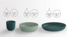 LOVI trauku komplekts PISTACHIO, 6m+, green, 21/532_gre