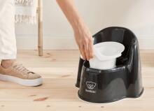 BabyBjorn Potty Chair - Black / White