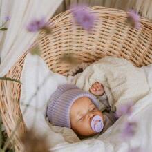Bibs Colour Art.142912 Sunshine/Violet sky Soothers 0-6 m., 100% natural