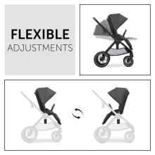 HAUCK ratiņi WALK N CARE, Dark Grey, 165379