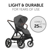 HAUCK ratiņi WALK N CARE, Dark Grey, 165379