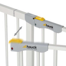 HAUCK drošības vārti priekš kāpnēm AUTOCLOSE 'n STOP 2, 75-80 cm, white, 59734