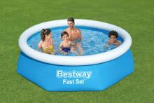 BESTWAY  baseina komplkets Pool Fast, 2.44m x 0.61m, 57448