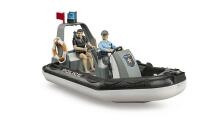 BRUDER RAM 2500 Policeman Dodge Ram with figure +trailer+boat