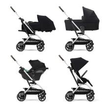 Cybex Eezy S Twist+2 buggy Moon Black, silver frame