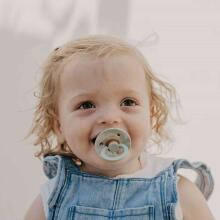 Bibs Tie Dye Art.143584 Blush Ivory / Blush Ivory  Soothers 0-6 m.