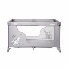 Lorelli Torino Baby Cot  Art.10080392140 Moonlight Grey Fun  Манеж-кровать для путешествий