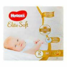 Huggies Newborn Elite Soft Art.041578088 подгузники с экологичным хлопком 4-6kг, 82шт.