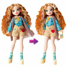 GLO UP GIRLS Art.83016 doll with accessories Rosa, series 2