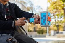 Nerf Minecraft Stormlander Dart-Blasting Hammer